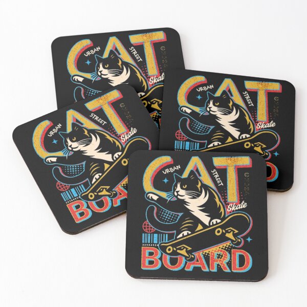 Item preview, Skateboarding Is Not A Crime - Cool Grunge Skater Cat designed and sold by GenZFashion000.