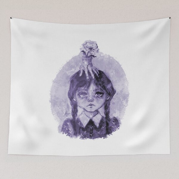 Item preview, GOTH GIRL FLOWER HAND LAVENDER SOFT GOTH designed and sold by melyverso.