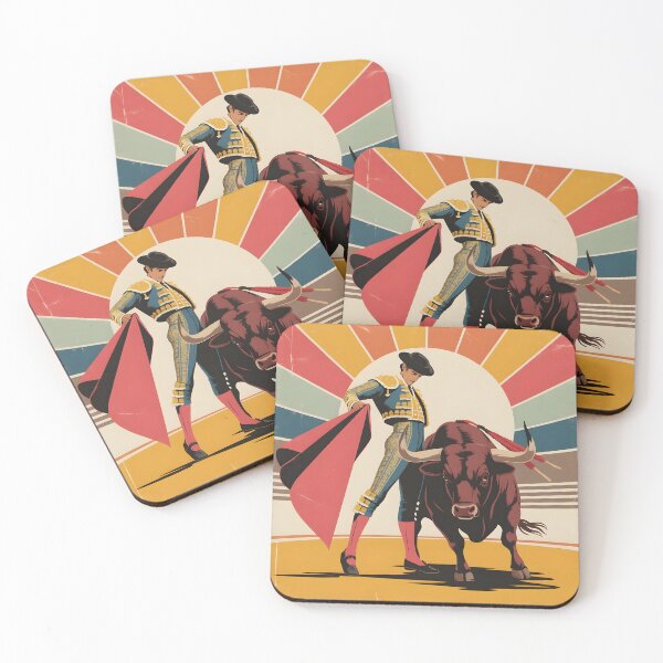 Item preview, Retro Bullfighter Matador Vintage Spanish Arena Art designed and sold by RBToper.