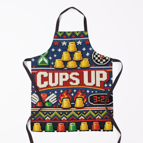 Item preview, Cups Up – Sport Stacking Championship in colorful Fair Isle knitting patterns designed and sold by Mauswohn.
