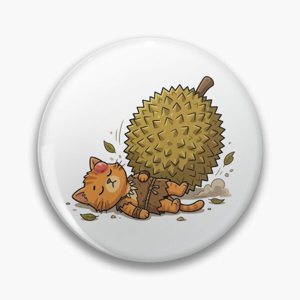 Item preview, Prehistoric Cat Hit by Spiky Fruit designed and sold by VisioraCreative.