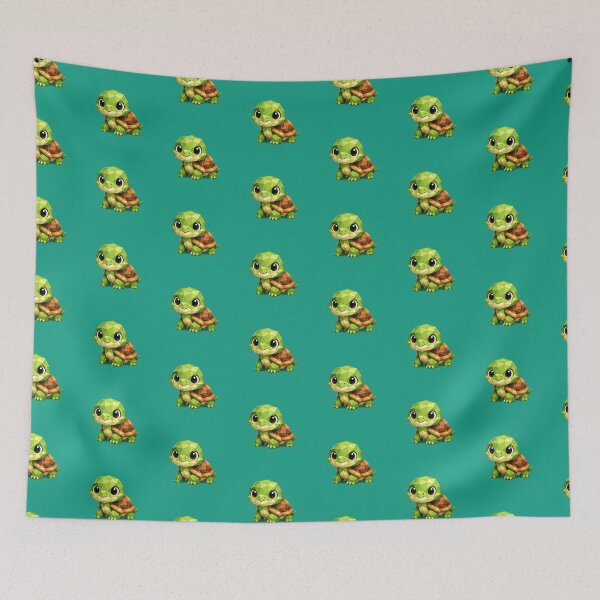 Item preview, Cute Low Poly Geometric Turtle Illustration designed and sold by AndreBarnard.