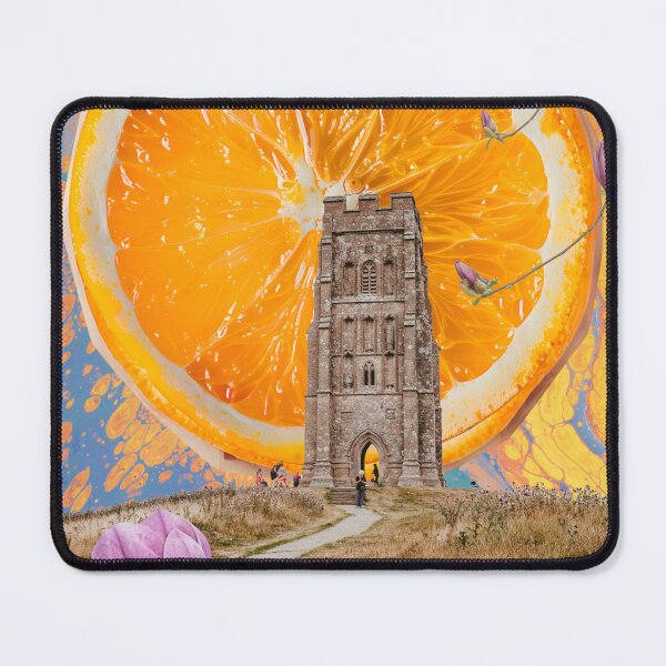 Item preview, The Golden Orange Tower Surreal Landscape designed and sold by Diece studio .