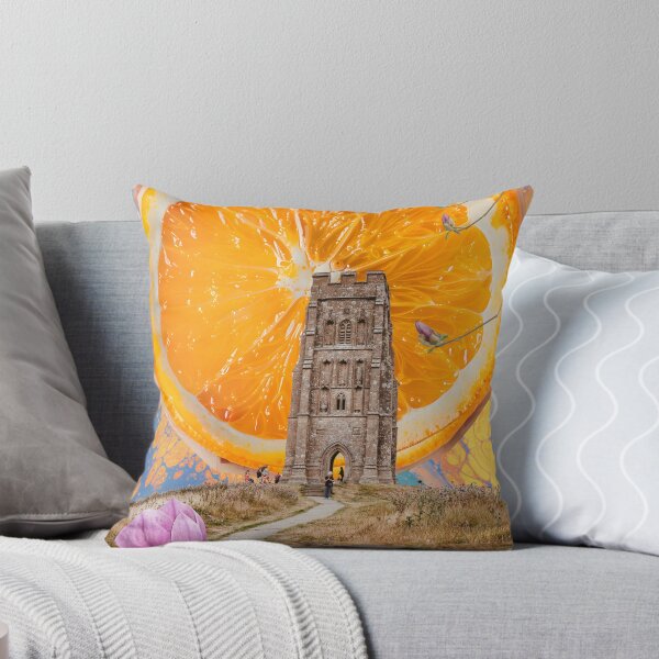 Item preview, The Golden Orange Tower Surreal Landscape designed and sold by Diece studio .