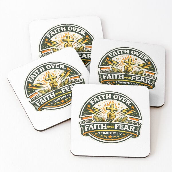 Item preview, FAITH OVER FEAR. 2 Timothy 1-7 designed and sold by Throwing-Corn.