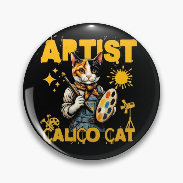 Item preview, Calico Picasso - The Genius Artist Cat Vintage Graphic designed and sold by GenZFashion000.