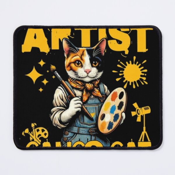 Item preview, Calico Picasso - The Genius Artist Cat Vintage Graphic designed and sold by GenZFashion000.