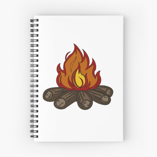 Item preview, Warm cozy campfire art designed and sold by Little Design Loft.