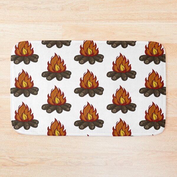 Item preview, Warm cozy campfire art designed and sold by Little Design Loft.