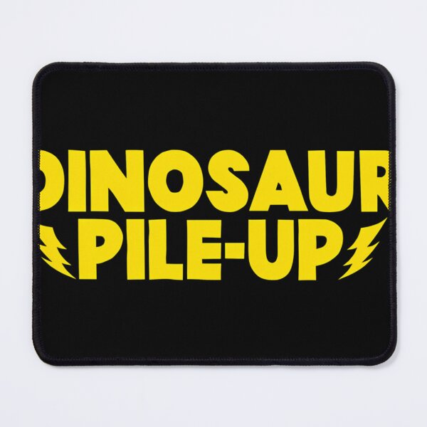 Item preview, Dinosaur Pile-Up Yellow Lightening Logo designed and sold by ditchpaurid.