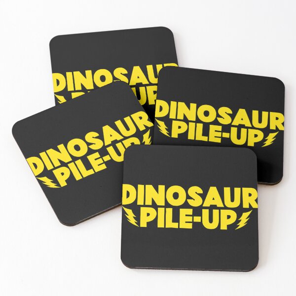 Item preview, Dinosaur Pile-Up Yellow Lightening Logo designed and sold by ditchpaurid.