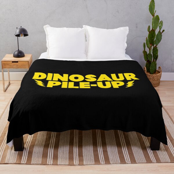 Item preview, Dinosaur Pile-Up Yellow Lightening Logo designed and sold by ditchpaurid.
