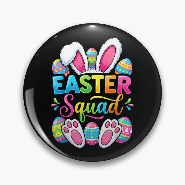 Item preview, Easter Squad Cute Bunny Eggs Easter Holiday Shirt designed and sold by Serene woods.