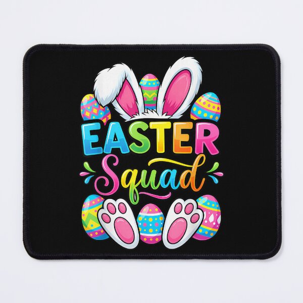 Item preview, Easter Squad Cute Bunny Eggs Easter Holiday Shirt designed and sold by Serene woods.