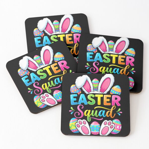 Item preview, Easter Squad Cute Bunny Eggs Easter Holiday Shirt designed and sold by Serene woods.
