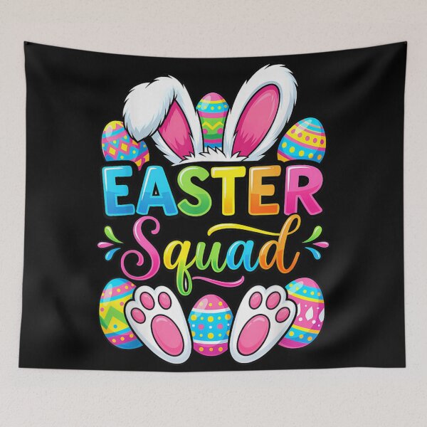 Item preview, Easter Squad Cute Bunny Eggs Easter Holiday Shirt designed and sold by Serene woods.