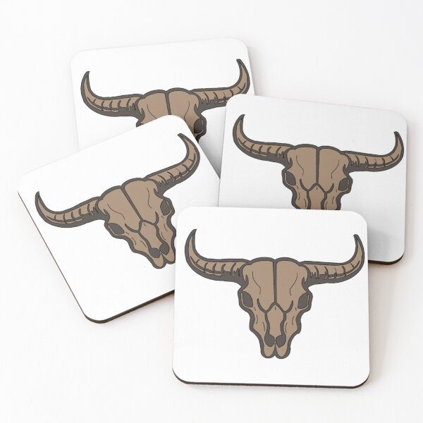 Item preview, Western Desert Bull skull designed and sold by Little Design Loft.