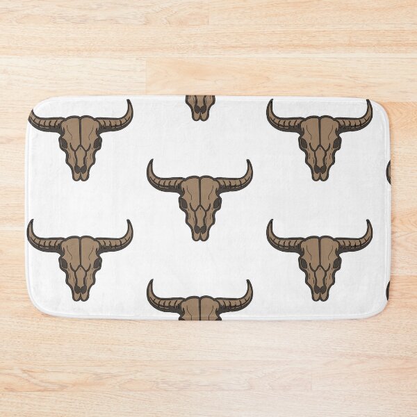 Item preview, Western Desert Bull skull designed and sold by Little Design Loft.