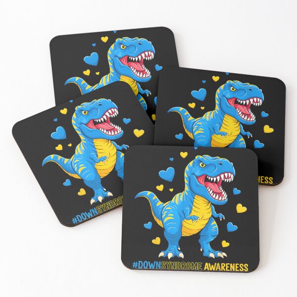 Item preview, Down Syndrome Awareness Dinosaur Support Shirt designed and sold by Serene woods.