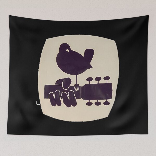 Artikelvorschau, Woodstock 1969 Konzertlogo Klassiker entworfen und verkauft von suhrnaqvio.