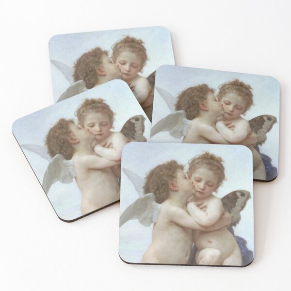 Item preview, L'Amour et Psyché, enfants by William Adolphe Bouguereau  designed and sold by Ethereal Amour.