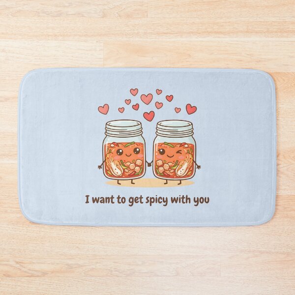 Item preview, I Love You Cute Korean Kimchi Greeting  designed and sold by HowToCanadian.