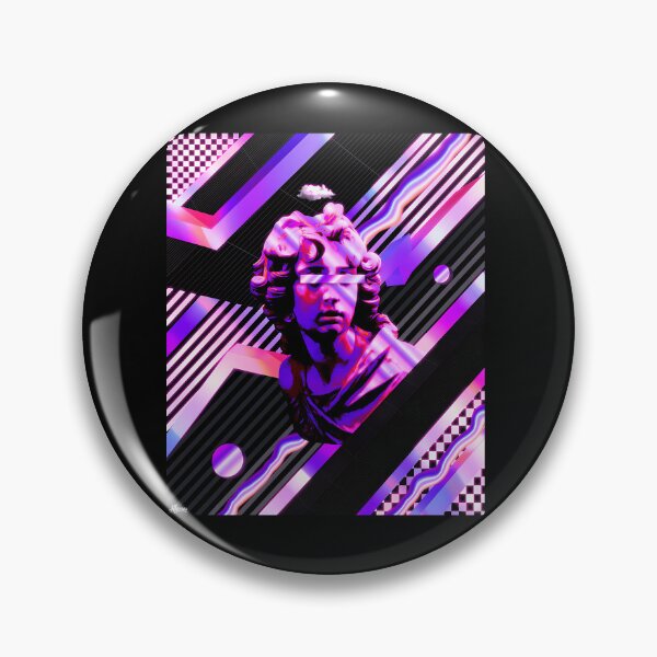 Item preview, Vaporwave Pattern Statue Glitched Cybercore designed and sold by lrdvvwzvhv57.