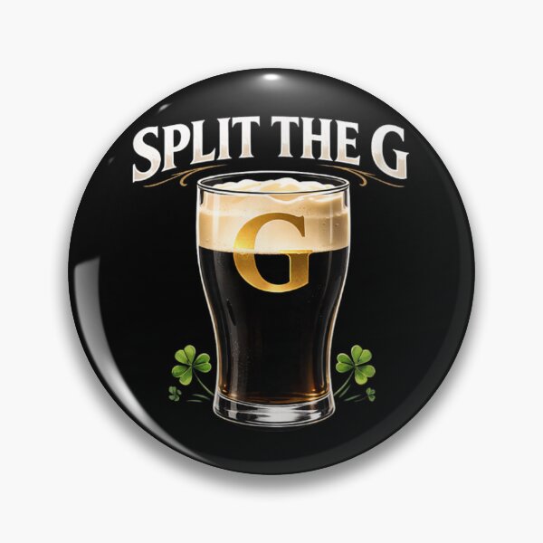 Item preview, Split The G Funny Beer St Patricks Day Shirt designed and sold by River Silva.