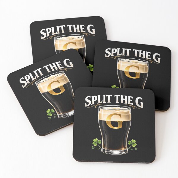 Item preview, Split The G Funny Beer St Patricks Day Shirt designed and sold by River Silva.