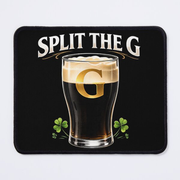 Item preview, Split The G Funny Beer St Patricks Day Shirt designed and sold by River Silva.