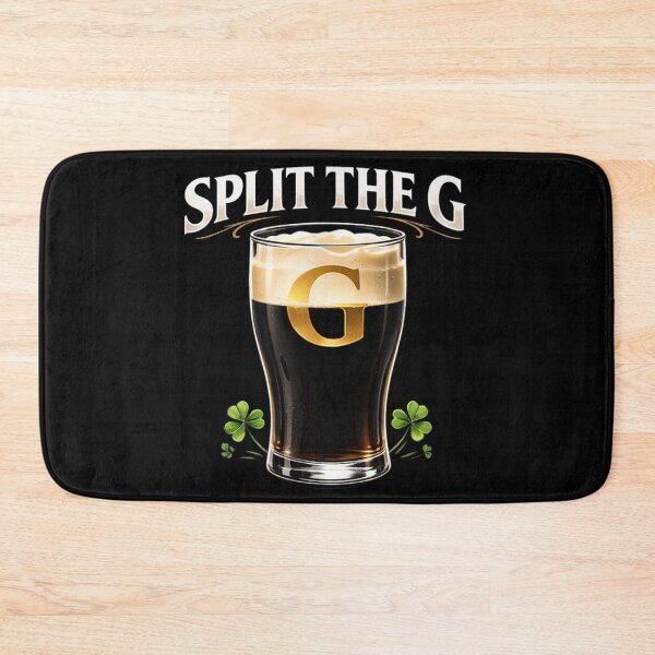 Item preview, Split The G Funny Beer St Patricks Day Shirt designed and sold by River Silva.
