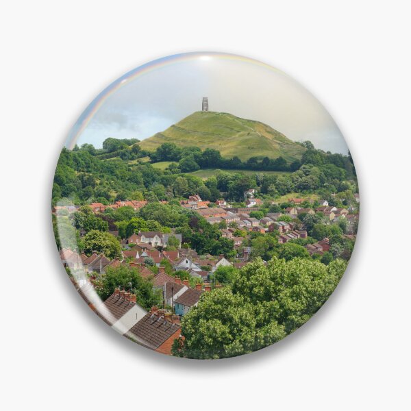 Item preview, Glastonbury Tor Rainbow designed and sold by Alisonchambers2.