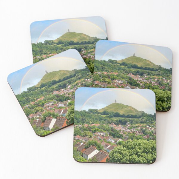 Item preview, Glastonbury Tor Rainbow designed and sold by Alisonchambers2.