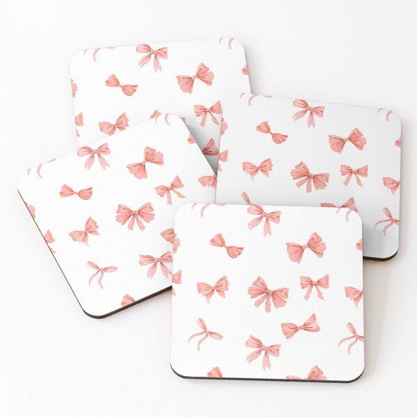 Item preview, Cute aesthetic Pink Ribbon art Pattern designed and sold by Smuchie.