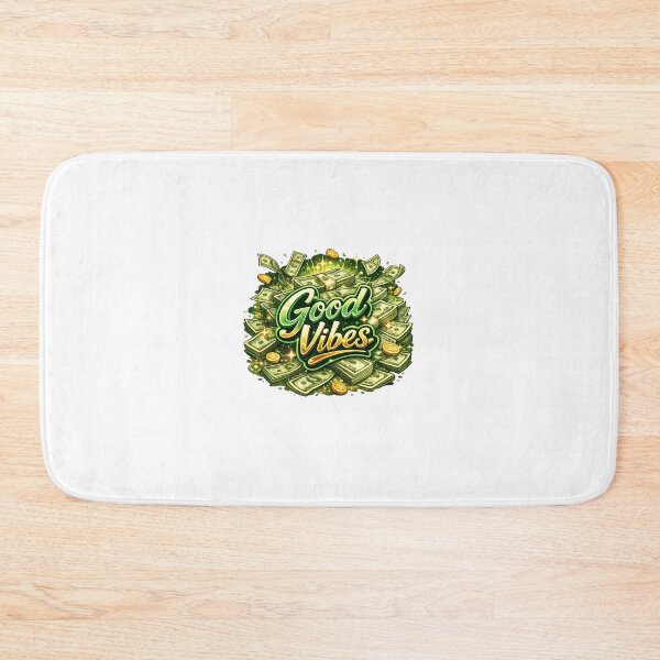 Item preview, Money Aesthetic Good Vibes Dollar Bills Sticker, Hustle Wealth Cash Design, Green Gold Luxury Money Art designed and sold by EverMuse_0_0.