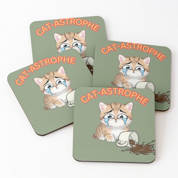 Item preview, Cat-astrophe designed and sold by T-shirts-by-LL.