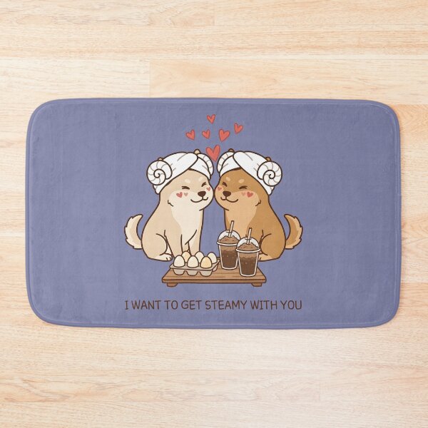 Item preview, I Love You Cute Korean Sauna Greeting  designed and sold by HowToCanadian.