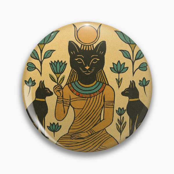 Item preview, Bastet Goddess – Ancient Egyptian Cat Art Illustration designed and sold by myforestfog.