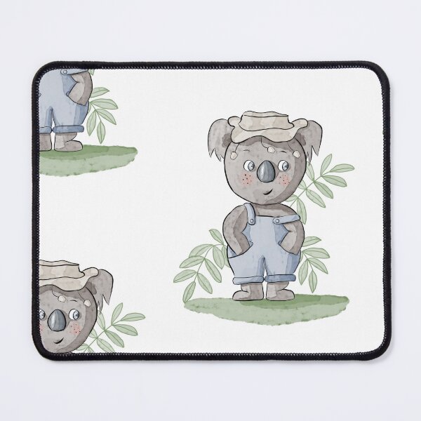 Item preview, Aussie Koala Cork Hat Illustration Hand Drawn designed and sold by Jaana Day.