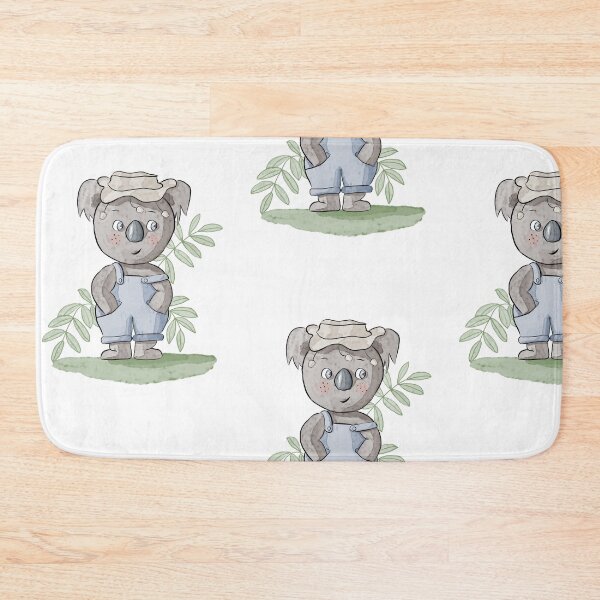 Item preview, Aussie Koala Cork Hat Illustration Hand Drawn designed and sold by Jaana Day.