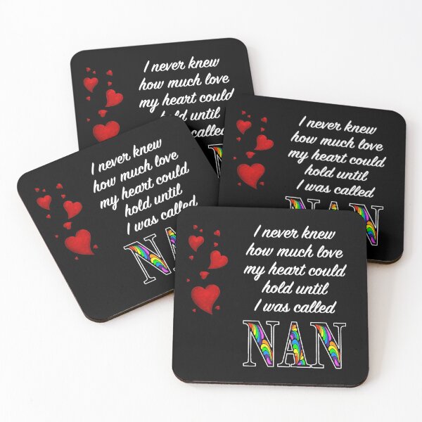 Item preview, I Never Knew How Much Love My Heart Could Hold... Nan - Black by Amanda M Lucas designed and sold by Amanda Lucas.