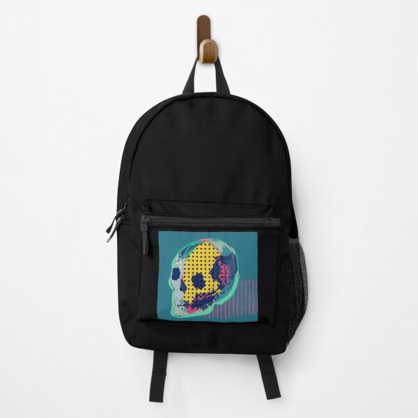 Item preview, Glitch Dot Skull Silhouette Pop Art designed and sold by MikZviagin.