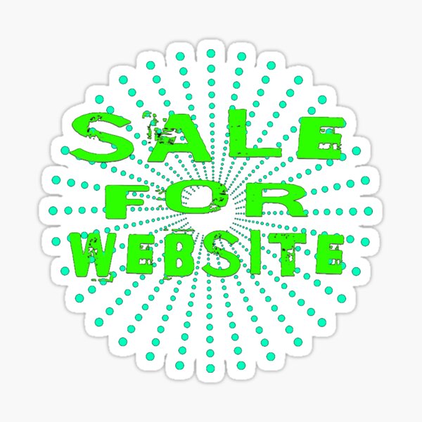 Website for Sale Sticker