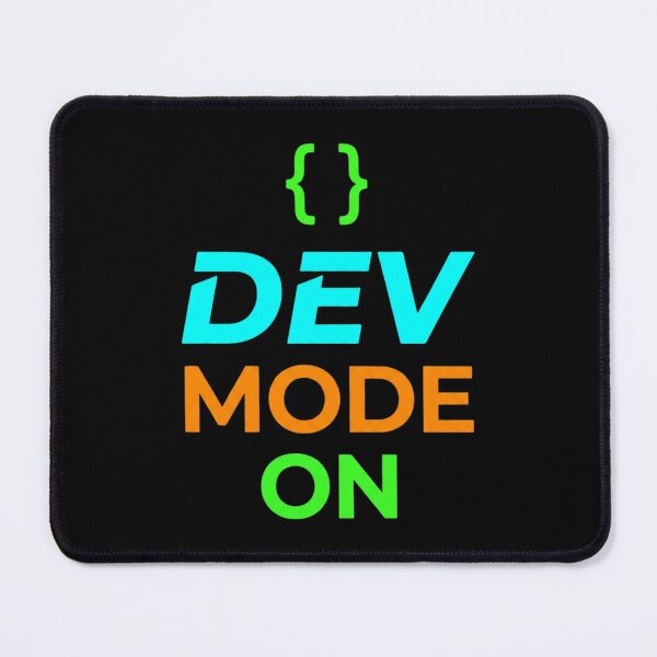 Item preview, DEV MODE ON Programmer Shirt designed and sold by KurtByteStudio.
