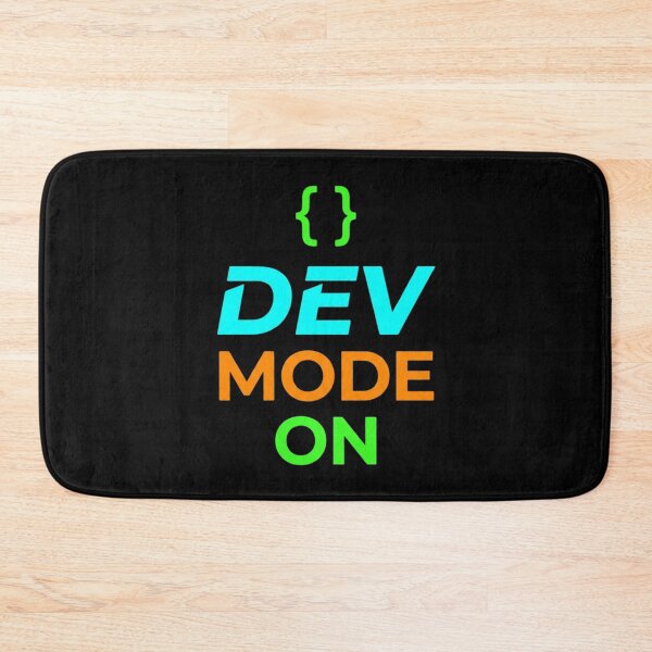 Item preview, DEV MODE ON Programmer Shirt designed and sold by KurtByteStudio.