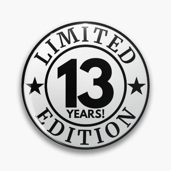 Item preview, Limited 13 Edition 13th Birthday Anniversary designed and sold by highflycrafts.