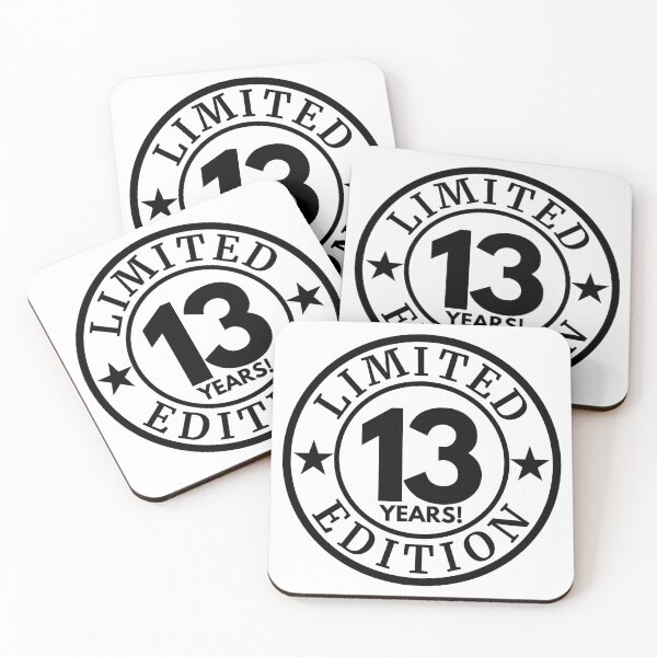 Item preview, Limited 13 Edition 13th Birthday Anniversary designed and sold by highflycrafts.