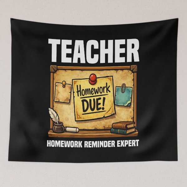 Item preview, TEACHER - HOMEWORK REMINDER EXPERT designed and sold by KEF Custom.