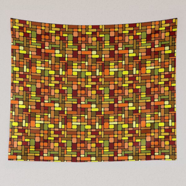 Item preview, 70s square pattern designed and sold by BeJahMan.