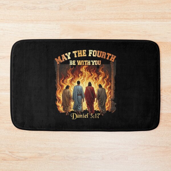Item preview, May The Fourth Be With You Daniel 317, Cool Graphic Bible Quote Christianity designed and sold by NinMema.